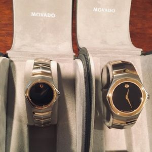 Movado Matching Women/Mens Set